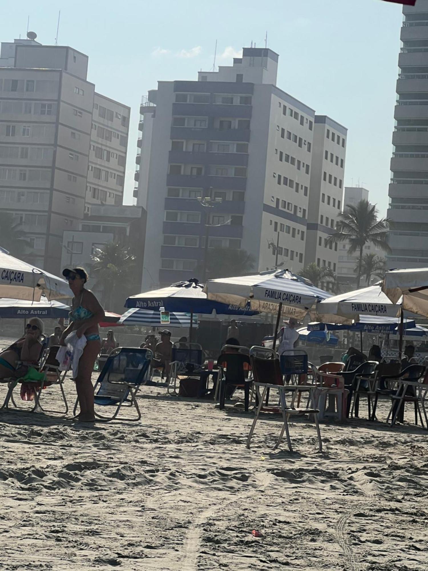 Guilhermina Pe Na Areia Vista Mar برايا جراندي المظهر الخارجي الصورة
